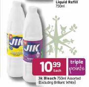Jik Bleach Assorted-750ml Each