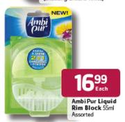 Ambi Pur Liquid Rim Block - 55ml