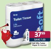 PnP 2 Ply Toilet Paper 9's