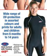Adult Sunsuit With Flossing