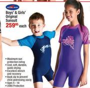 Boys'& Girls' Original Sunsuit-Each