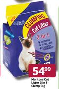 Marltons Cat Litter 3 In 1 Clump-5kg