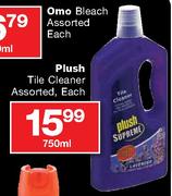 Plush Tile Cleaner Assorted-750ml Each