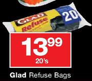 Glad Refuse Bags-20's