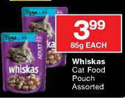 Whiskas Cat Food Pouch Assorted-85g Each
