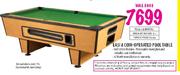 Easl & Coin-Operated Pool Table