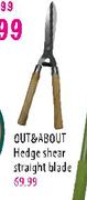 Out & About Hedge Shear Straight Blade 
