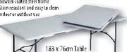 Folding Table-1.22m Each