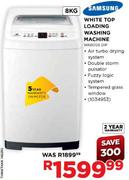 Samsung White Top Loading Washing Machine-8kg