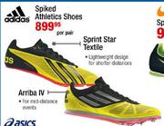 Adidas Spiked Athletics Shoes-Per Pair