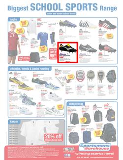 Sportsmans Warehouse : Yellow Ticket Sports Sale (5 Jan - 20 Jan 2013), page 8