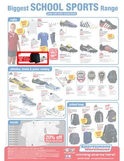 Sportsmans Warehouse : Yellow Ticket Sports Sale (5 Jan - 20 Jan 2013), page 8