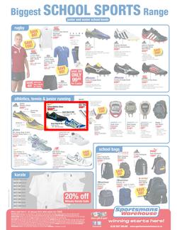 Sportsmans Warehouse : Yellow Ticket Sports Sale (5 Jan - 20 Jan 2013), page 8