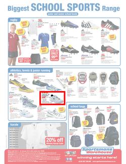 Sportsmans Warehouse : Yellow Ticket Sports Sale (5 Jan - 20 Jan 2013), page 8