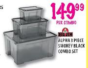 Big Jim Alpha 3 Piece Smokey Black Combo Set
