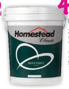 Homestead Roof Paint-5l Each