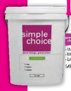 Simple Choice PVA White-20l Each