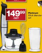 Platinum Stick Blender Set
