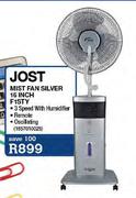 Jost Mist Fan Silver (F1STY)-16 Inch