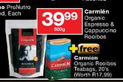 Carmien Organic Espresso & Cappuccino Rooibos-500g