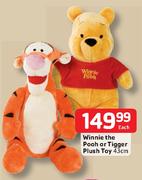Winnie The Pooh Or Tigger Plush Toy-43cm Each