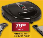 Ottimo 2 Slice Sandwich Maker-Each