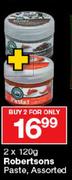 Robertsons Paste Assorted-2 x 120g