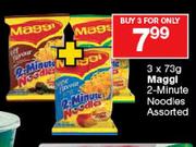 Maggi 2-Minute Noodles Assorted-3 x 73g