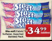 Sta-Soft Fabric Softener Assorted Banded Pack-3 x 500ml