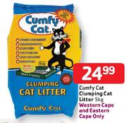 Cumfy Cat Clumping Cat Litter-5Kg