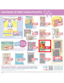 Pick n Pay : Low prices to treat your pet (18 Feb - 3 Mar 2013), page 8