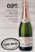 Odd Bins Bin 22 Methode Cap Classique Rose-750ml