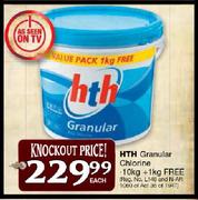 HTH Granular Chlorine-10kg + 1Kg Free
