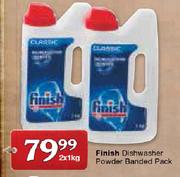 Finish Dishwasher Powder Banded Pack-2 x 1Kg