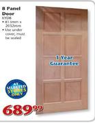 Swartland 8 Panel Door-813mmX2032mm