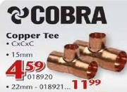 Cobra Copper Tee-15mm