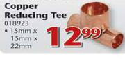 Cobra Copper Reducing Tee-15mmX15mmX22mm