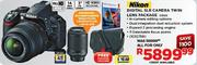 Nikon Digital SLR Camera Twin Lens Package(D3100)
