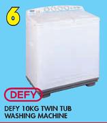 Defy 10kg Twin Tub Washing Machine