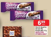 Nestle Quality Street My Purple Bar-40g Each