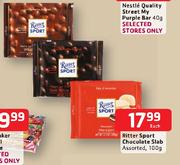 Ritter Sport Chocolate Slab Assorted-100g Each