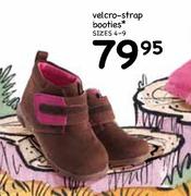 Velcro-Strap Booties (sizes 4-9)