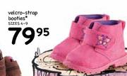 Velcro-Strap Booties (sizes 4-9)