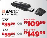 Emtec Flash Drives-3 x 8GB