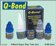 Q Bond Super Glue Tube-5ml Each
