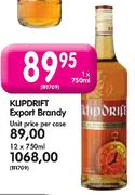 Klipdrift Export Brandy-12 x 750ml