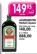 Jagermeister Herbal Liqueur-750ml