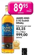 James King 5 Yo Scotch Whisky-750ml Each
