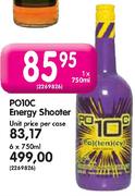 PO10C Energy Shooter-6 x 750ml