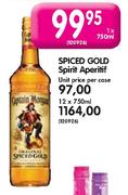 Spiced Gold Spirit Aperitif-750ml Each